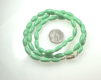 Necklace Rare European Hand Made Glass Beads 24 inches.
