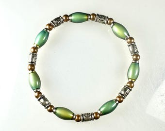 Bracelet, Small, 6 1/2ins Color Changing Heat Sensitive Beads!