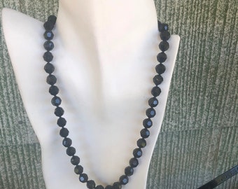 Swarovski Crystal Classic Hand Knotted Necklace 17"