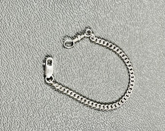 Sterling Silver Chain Necklace Extender #3 Interchangeable Extender Helps Manage Layered Necklaces, Bracelets and Anklets.