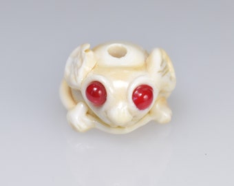 Lamp Work Glass Mouse Bead