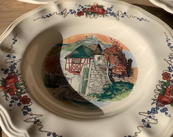 Set von Sarreguemines, aus dem ikonischen OBERNAI
