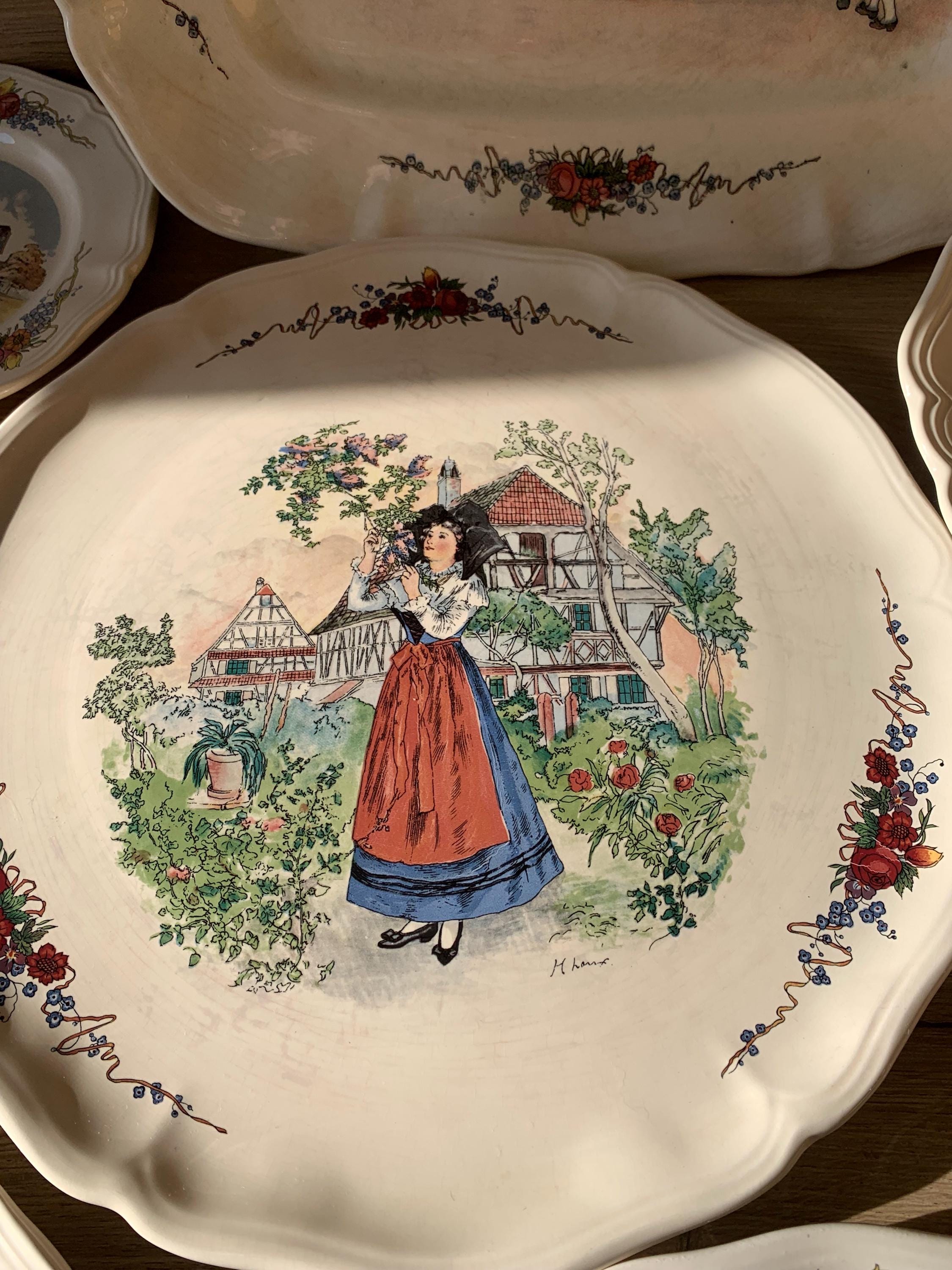 Set by Sarreguemines, From the Iconic OBERNAI - Etsy