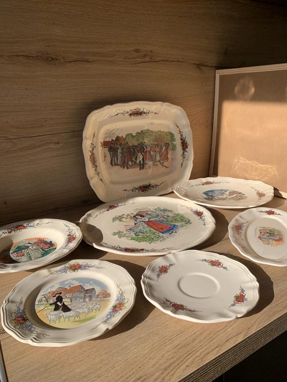 Set by Sarreguemines, From the Iconic OBERNAI - Etsy