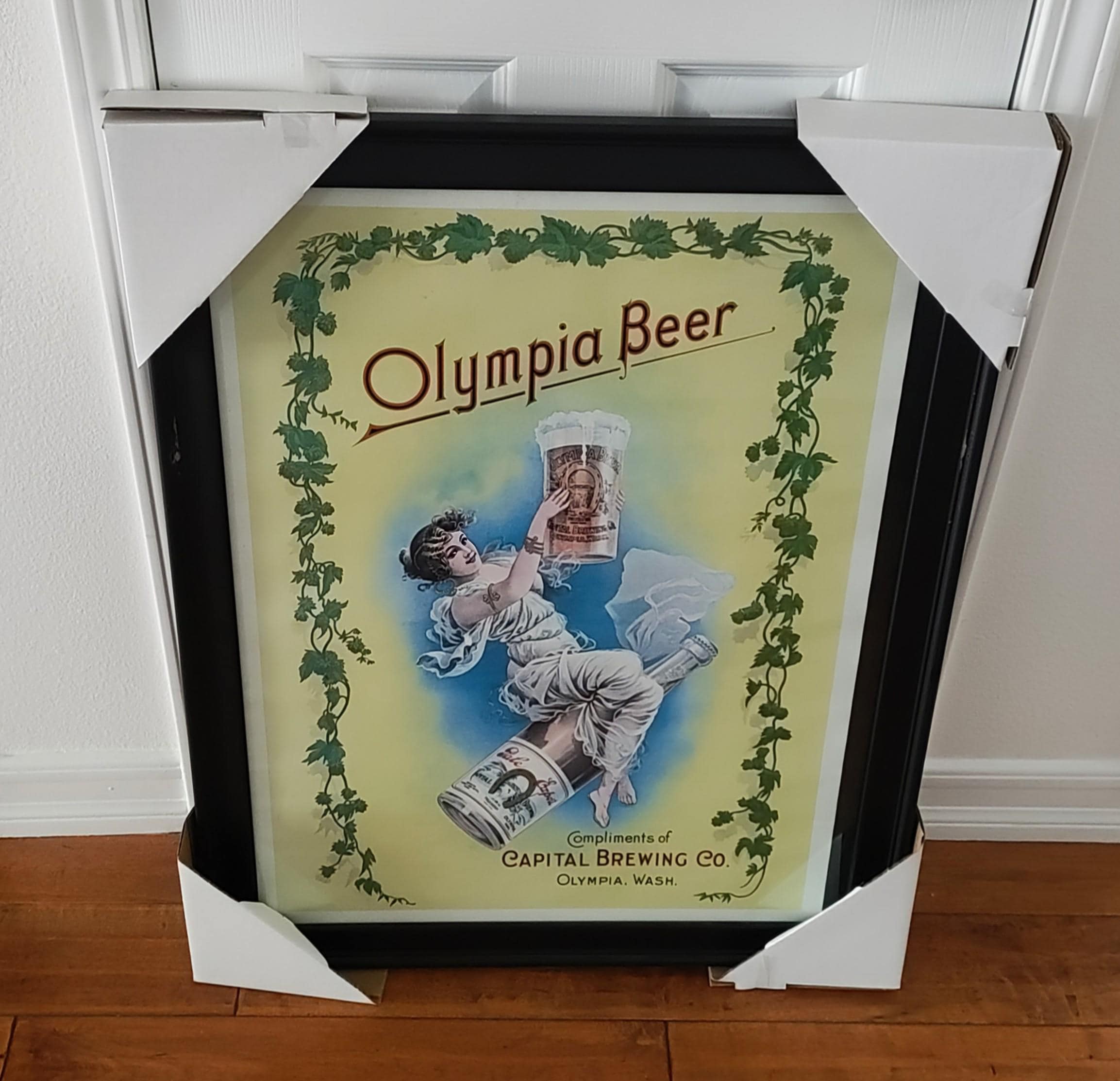 レア オリンピアビール　OLYMPIA BEERベア　熊　販促用　立体　看板 レア オリンピアビール OLYMPIA BEERベア 熊 販促用 立体 看板
