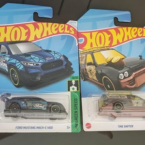 Hot Wheels Treasure Hunt (2) Ford Mustang and Time Shifter