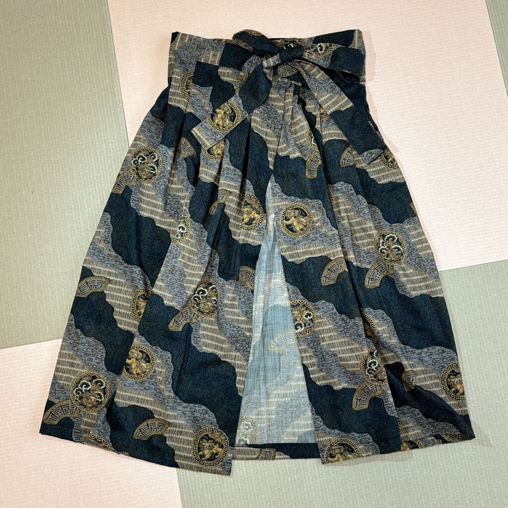 Fold 2 way tube top / skirt in vintage kimono fabric (one of a kind)