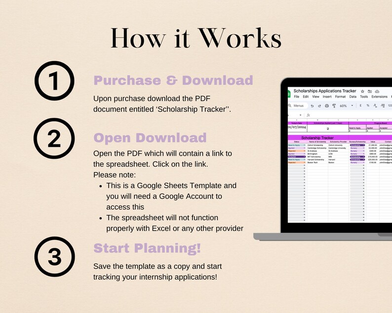 College Scholarship Tracker, Academic Planner, Student Organizer ...