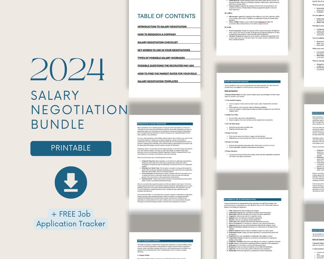 Ultimate Salary Negotiation Guide 16 Pages of Expert Advice Audio ...