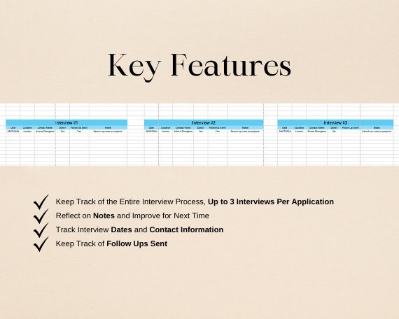 Ultimate Internship and Job Application Tracker | Excel Template | Job ...
