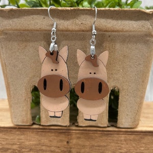 Horse Earrings | Horse Lover Gift | Cute Horse Earrings | Equestrian | Horse Gift | Farmer Gift | Horse Farm Earrings | Horse Lover | Horse