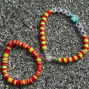 Iron man beaded bracelets