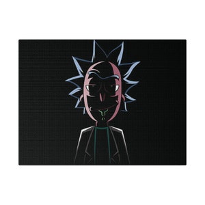 Rick and Morty Poster Print, Rick Sanchez Wanddruck, Wandkunst, Roll Leinwand Druck, Poster Dekor für Haus & Büro Dekoration, Geschenke