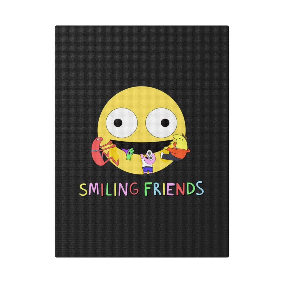 Smiling Friends Canvas Painting, Smiling Friends Funny Canvas Painting ...