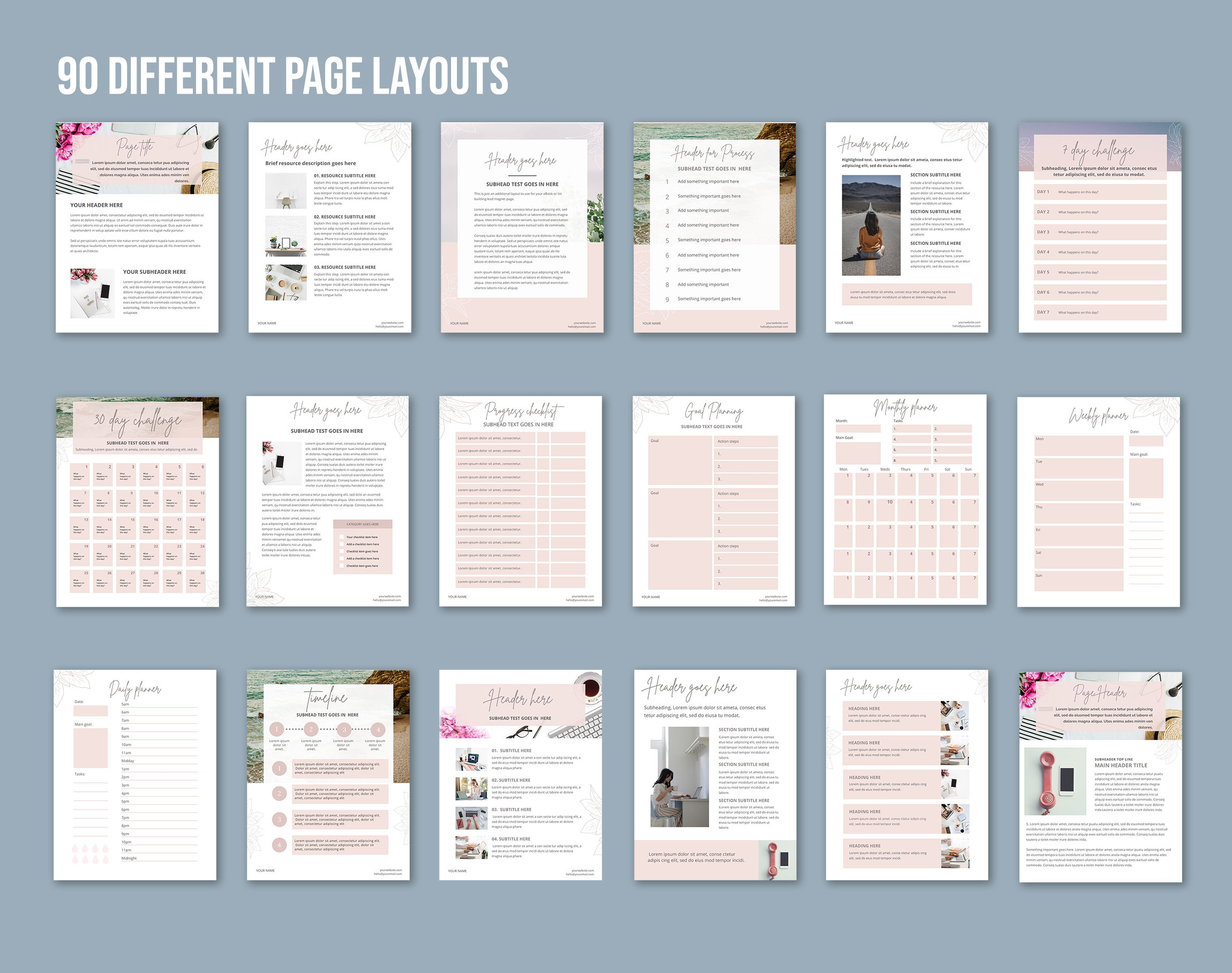 Canva List Template