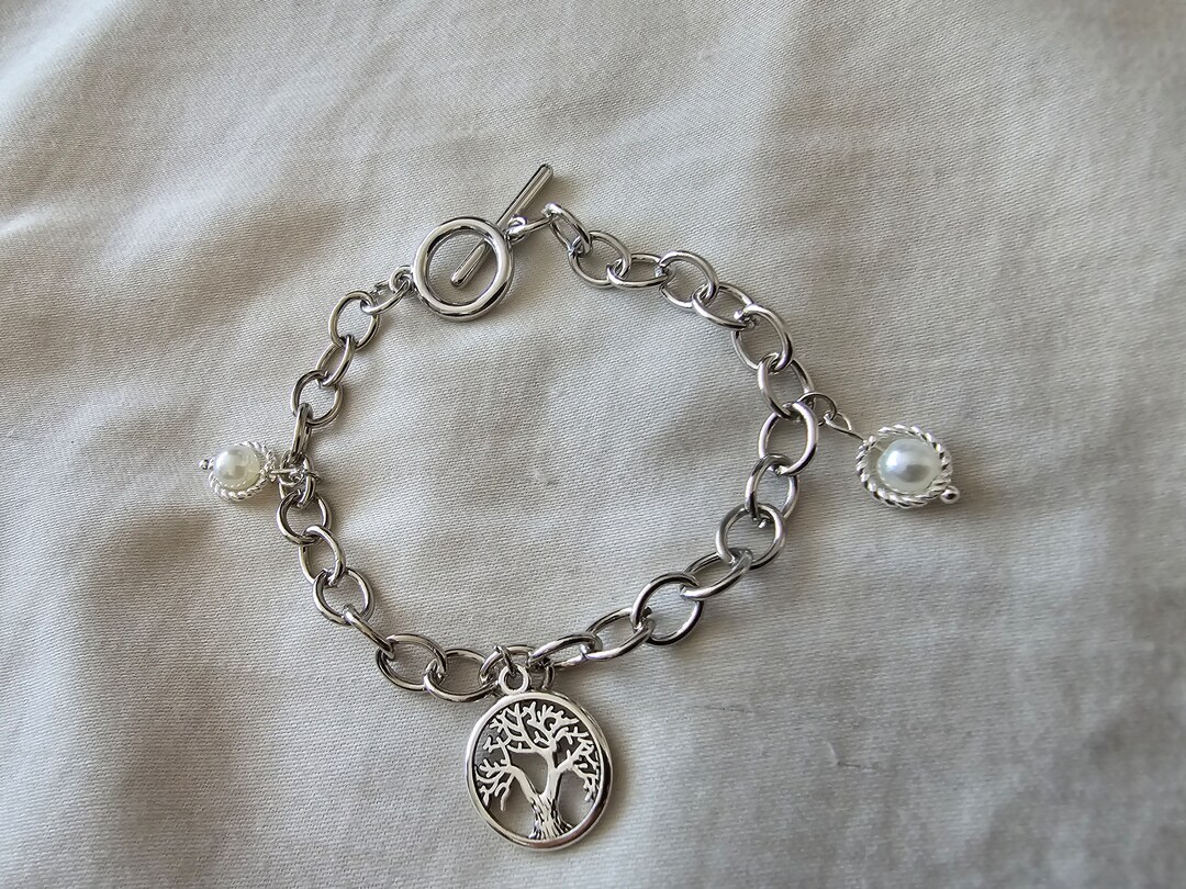 Tree of Life Charm Bracelet - Etsy UK
