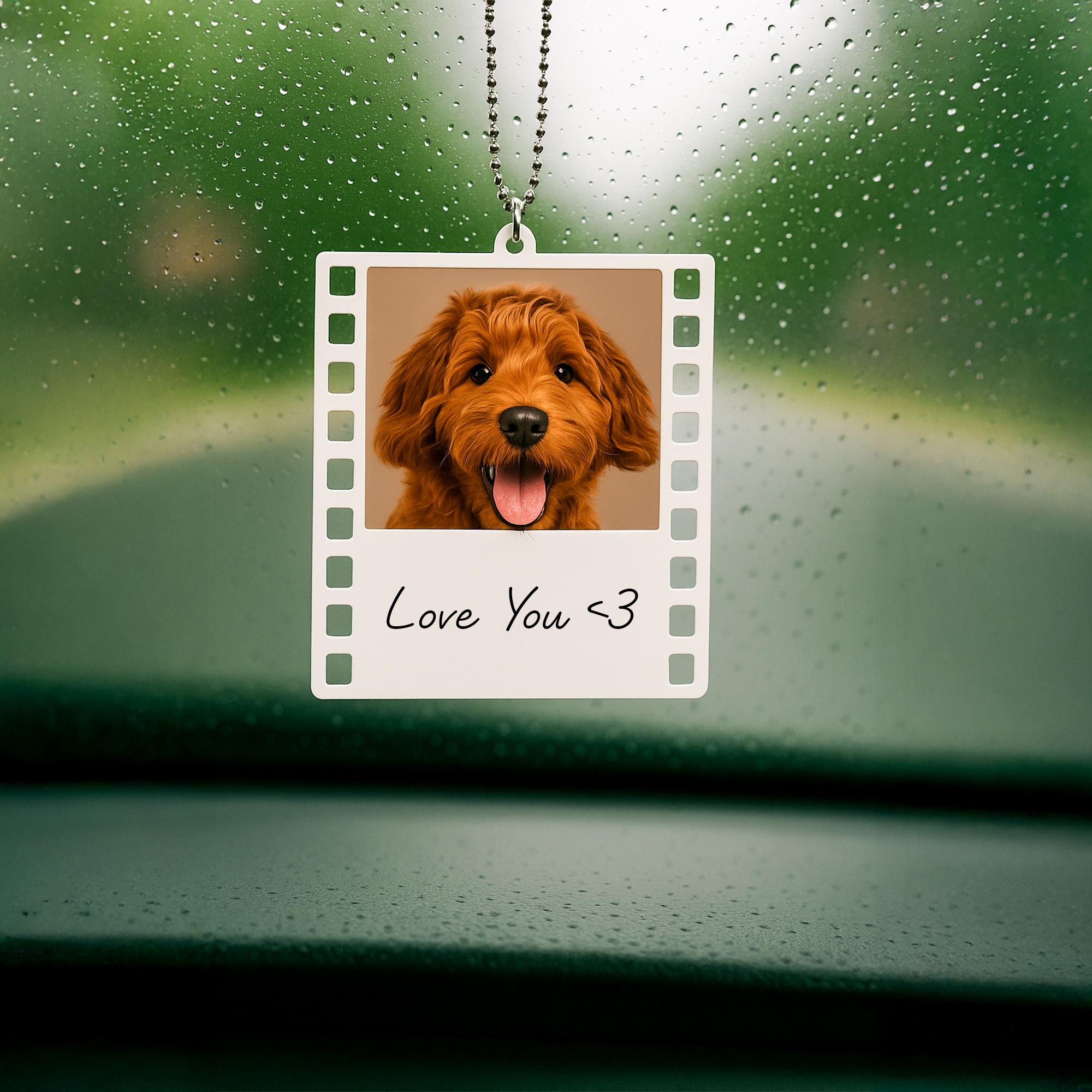 Personalized Car Hanging Ornament - Gift For Couple - From