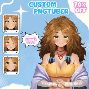 CUSTOM PNGTUBER | PNGtuber, PNGtuber Character, PNGtuber Commissions, PNGtuber for Streamer, PNGtuber Model, PNG Model, PNGtuber Anime