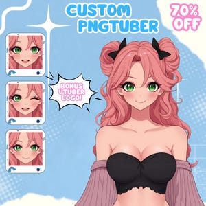 CUSTOM PNGTUBER | PNGtuber, PNGtuber Character, PNGtuber Commissions, PNGtuber for Streamer, PNGtuber Model, PNG Model, PNGtuber Anime