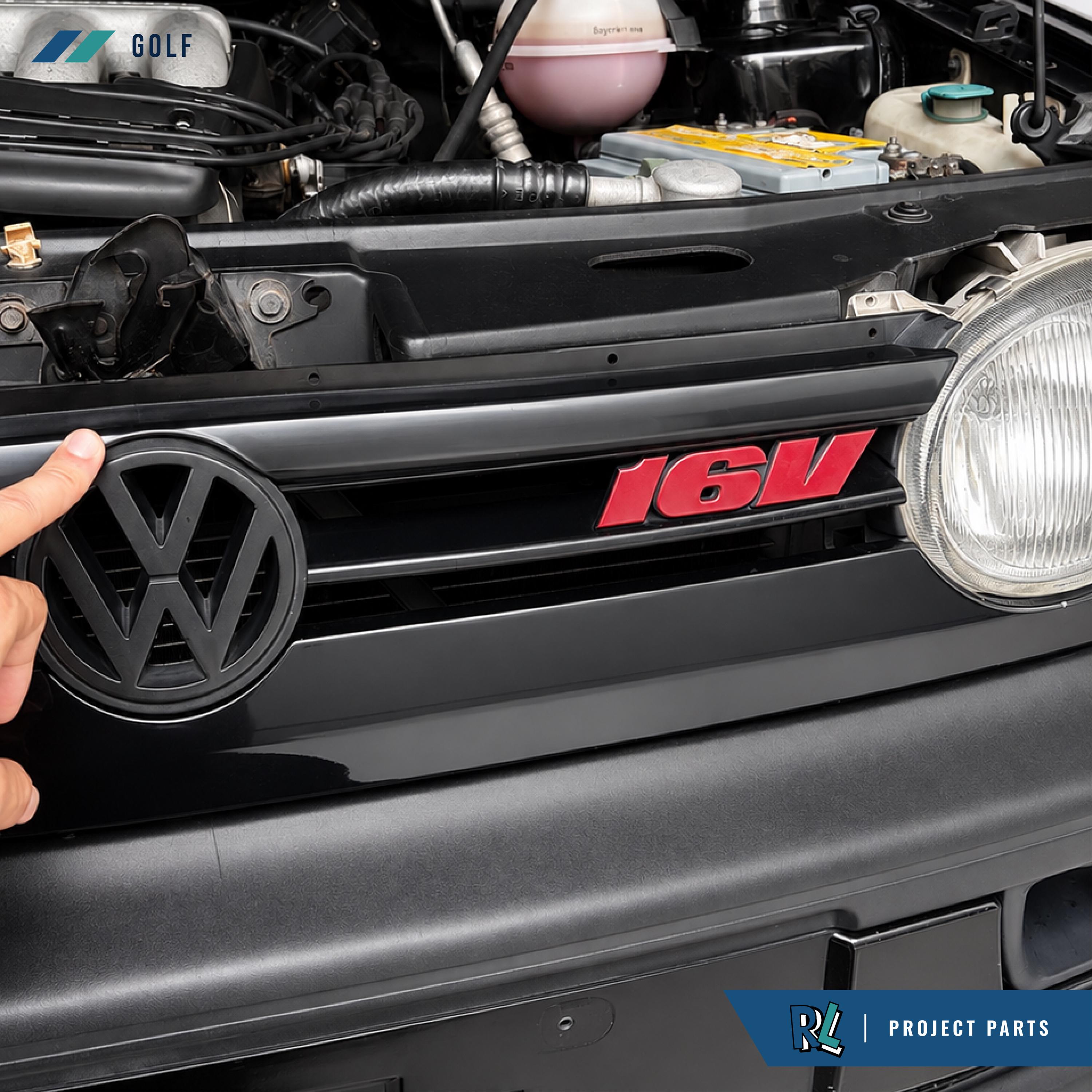 VW MK3 Golf 3 GTI VR6 Front Grille Trim Spoiler Lip Bonnet OEM+ - Etsy