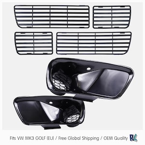 VW MK3 Golf Euro Bumper Indicator Reflector Grille Lower Air Intake GTI 2.0 TDI