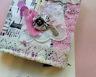 Pink Parisian Style Needle Book Kit: Slow Stitch Beginner Level