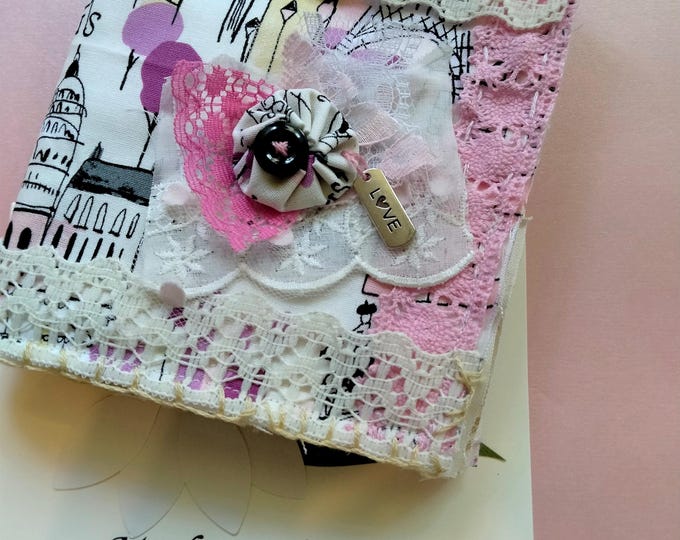 Pink Parisian Style Needle Book Kit: Slow Stitch Beginner Level