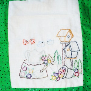 Spring Garden Slow Stitch Sampler Kit and Embroidery Quilt Block Pattern With Foundation Fabric and Floss Gift For Mom