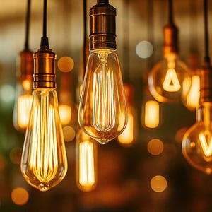 Handmade Rustic Plug-In Pendant Light with Black Twisted Cord – Swag Hanging Lamp, Multi-Head & Dimmable Options