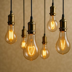 Rustic Plug In Swag Light | 2-4 Head Hanging Lamp | Twisted Cord | Dimmable or On Off Switch | Handmade Pendant Light