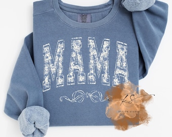 Chinoiserie Mama PNG: Trendy Varsity Design (Digital Download)