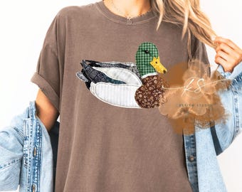 Vintage Patchwork Duck Comfort Colors® T-Shirt