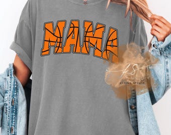 Basketball Mama Retro Comfort Colors Tee