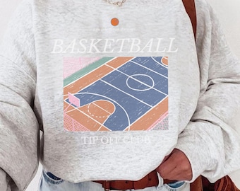 Basketball Tip Off Club Graphic Sweatshirt