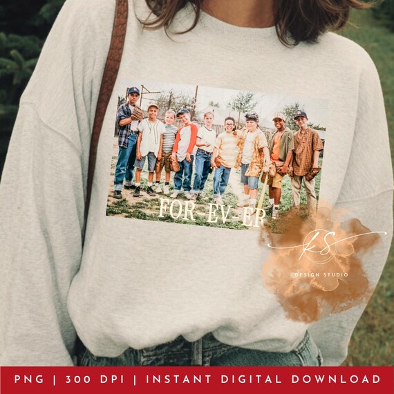 The Sandlot Inspired FOREVER Design: Vintage Baseball PNG