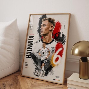 Joshua Kimmich Duitsland Voetbalposter | Filmische WK-voetbalposter (digitale download)