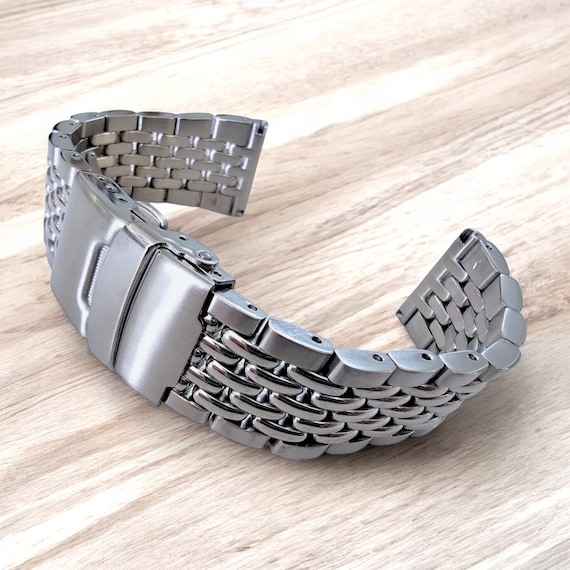 Prestige Beads of Rice Bracelet Watch Strap 316L Stainless Steel