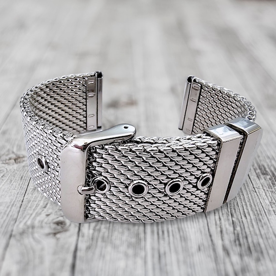 Buy Shark Mesh Thick Bracelet 316L Stainless Steel Watch