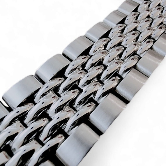 Stainless Steel Beads of Rice Bracelet Watch Strap Quick