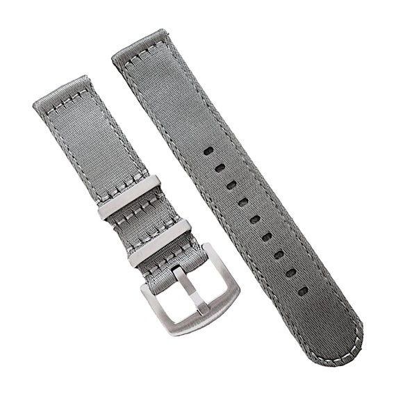 Two Piece Nylon Canvas Watch Strap Band Army Military Bond 20mm 22mm Mens