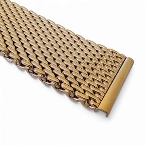 Vergoldetes Haifisch Mesh Uhrenarmband Band, 18 mm-22 mm Bild 3