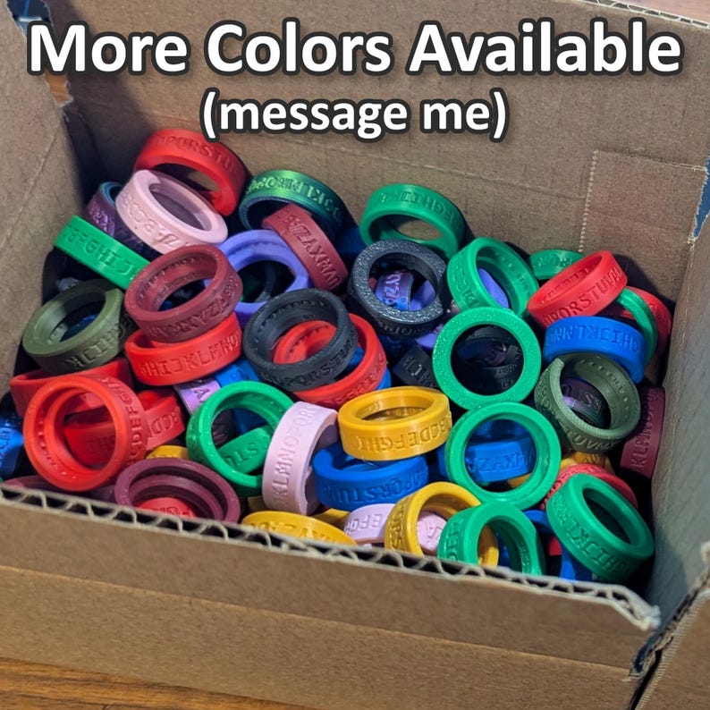 Anel decodificador CipherFidget | Impressão 3D imagem 5