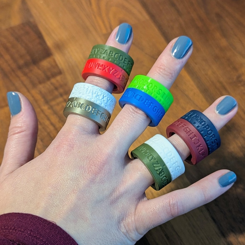 Cipherfidget Decoder Ring | 3D Print - Etsy