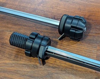 End Effector + Tensioner - Threaded Belt Clamp V2 for OSSM or MGN12 Rail | 3D Print + Hardware Kit