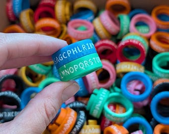 CipherFidget Decoder Ring | Bundle 3D Prints - Customize @ CipherFidget.com/builder