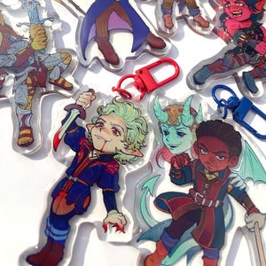 Baldur&#39;s Gate 3 Acrylic Keychain