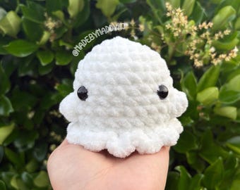 Ghost | Handmade Crochet Plush Toy | Halloween Summerween Decor | Trick or Treat