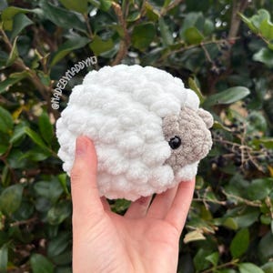 Sheep Plushie | Soft Sheep Toy | Crochet Sheep | Crochet Lamb | Easter Basket Stuffers | Springtime | Sheep | Sheep Plush Toy | Lamb Plush