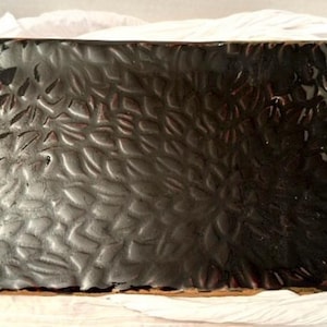 Flat Black Ceramic Platter