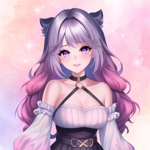 CUSTOM Anime PFP, PFP Commission, Profil Icon, Anime Avatar, Profile Picture Twitch Anime, Personalized Twitch Avatar, Anime Illustration